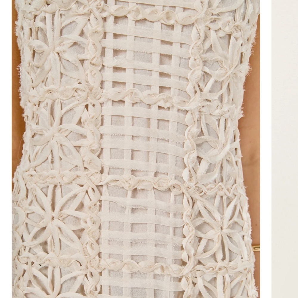 Endless Rose textured sleeveless maxi dress ivory - Picture 15 of 16